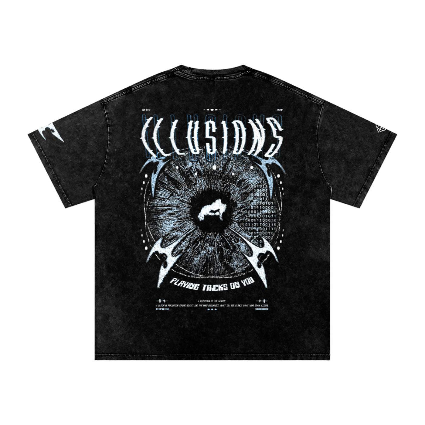 Illusions Oversized Tee | Snow Wash
