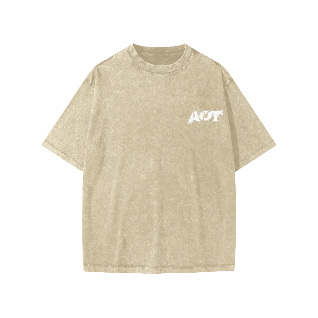 Kids No Borders Tee | Snow Wash