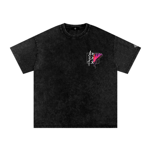Butterfly Oversized Tee | Snow Wash