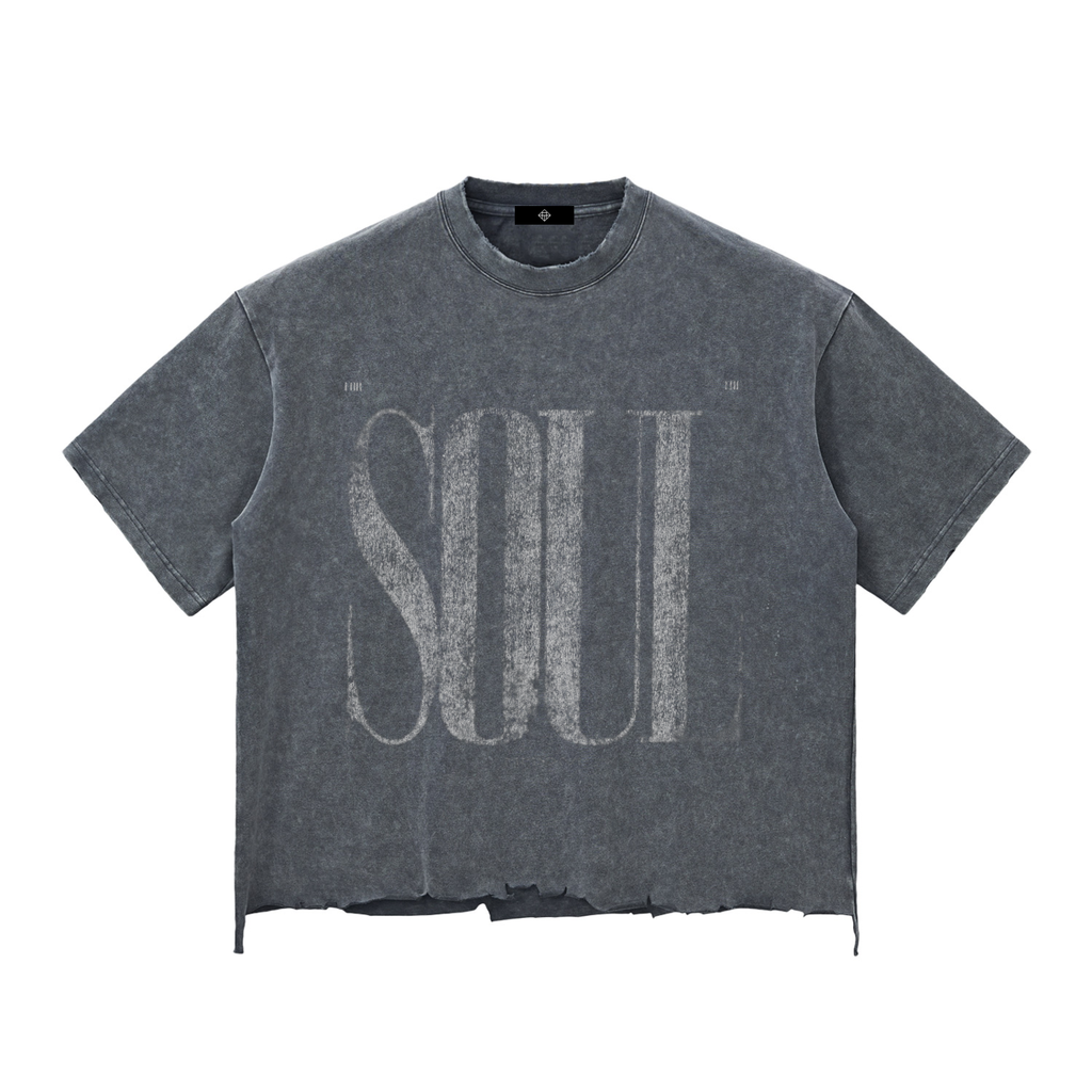 For The Soul Boxy Tee | Snow Wash
