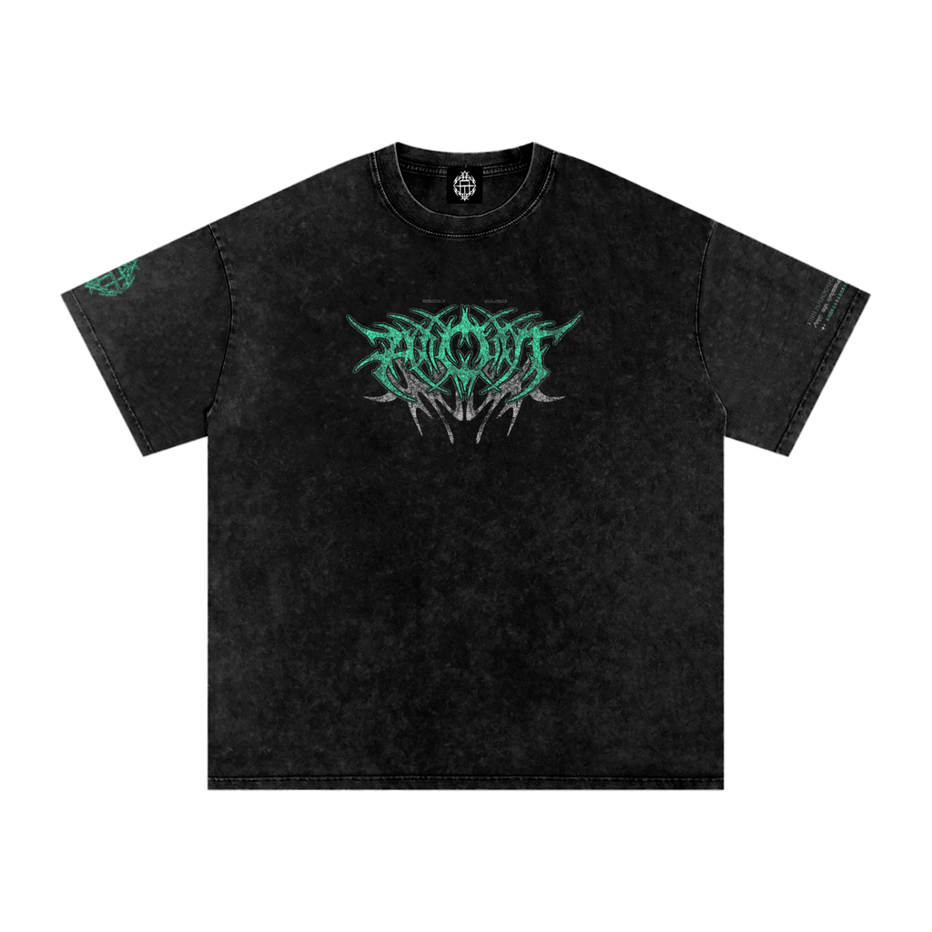 Cycle of Destruction Oversized Tee | Snow Wash