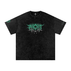 Cycle of Destruction Oversized Tee | Snow Wash