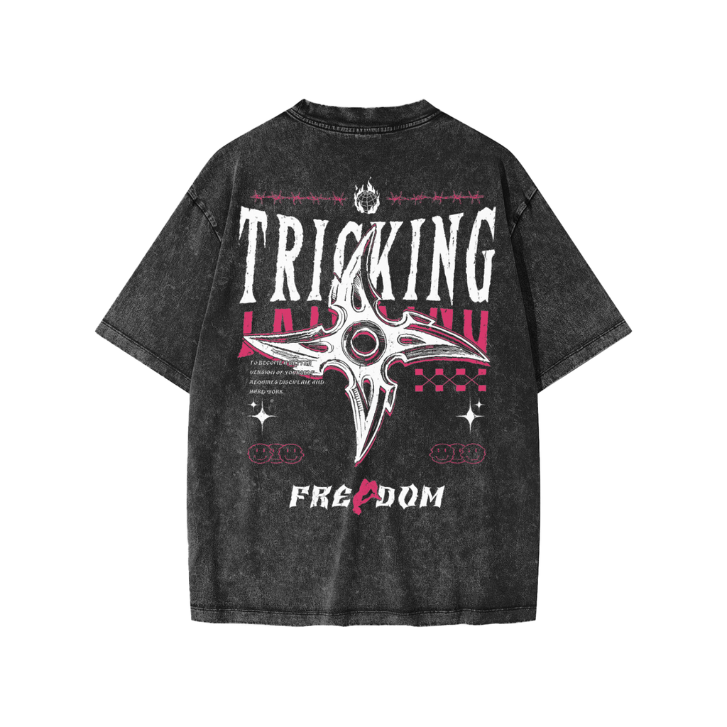Kids Shuriken Tee | Snow Wash