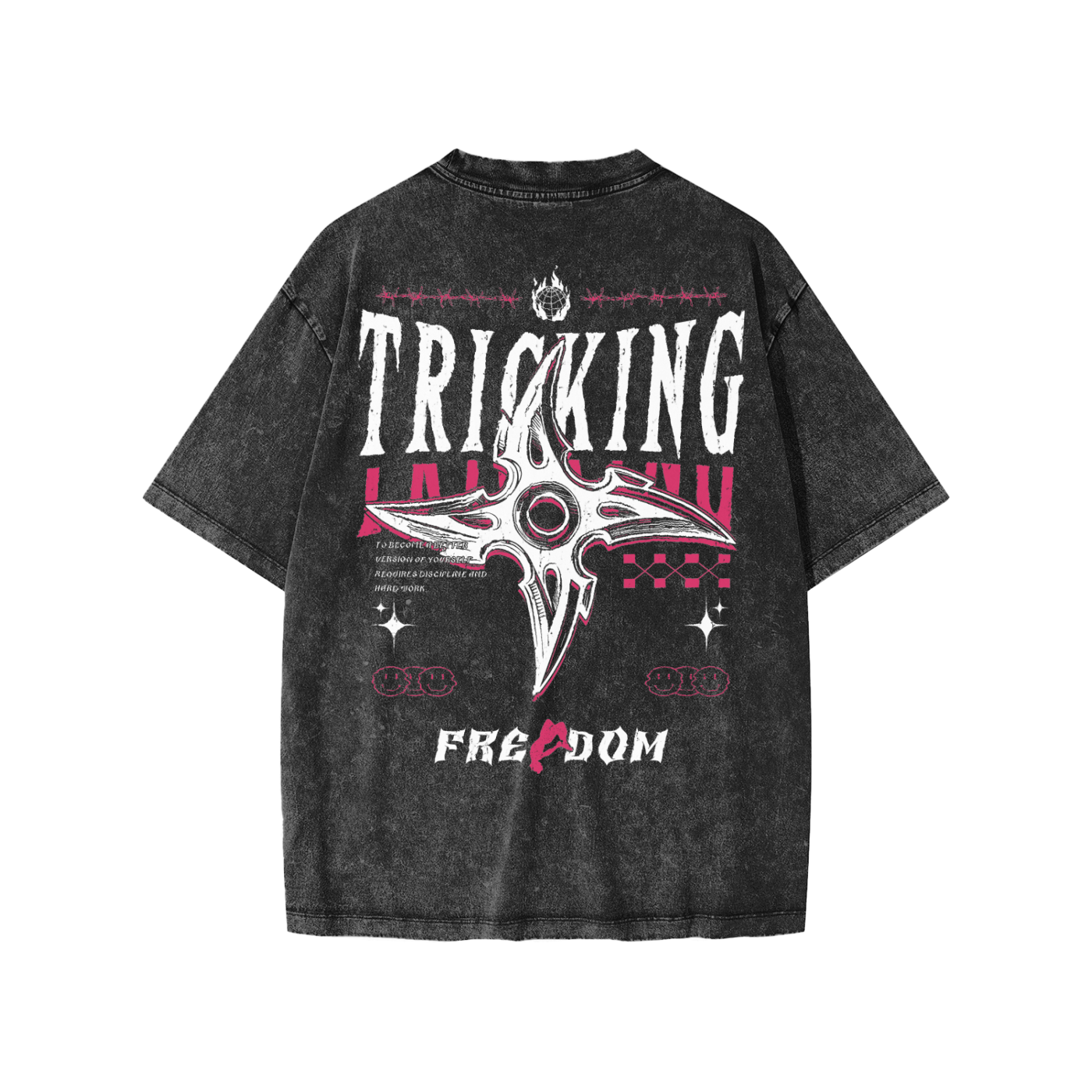Kids Shuriken Tee | Snow Wash