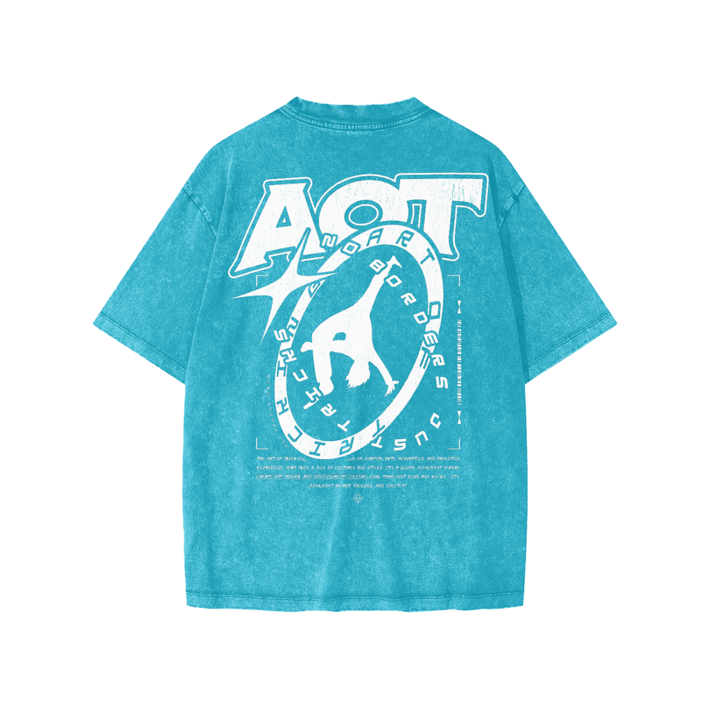 Kids No Borders Tee | Snow Wash