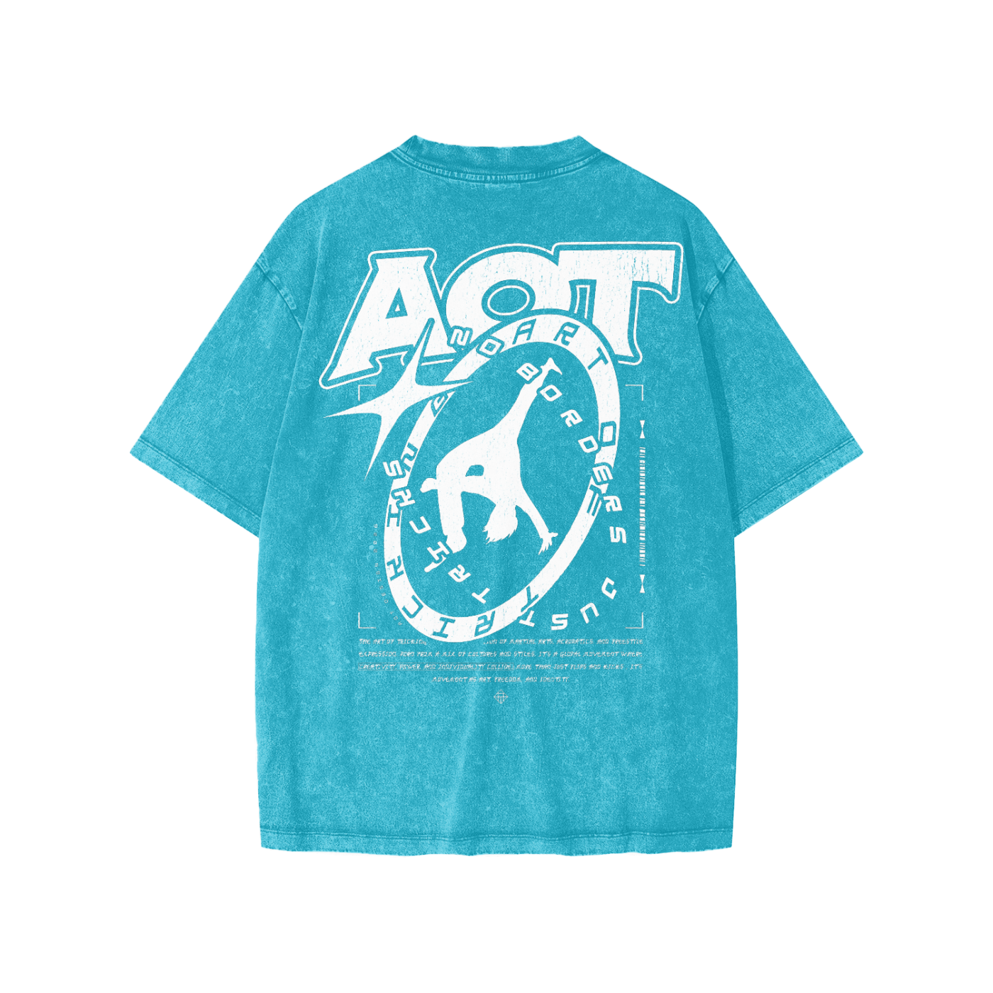 Kids No Borders Tee | Snow Wash