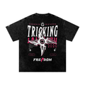Shuriken Oversized Tee | Snow Wash