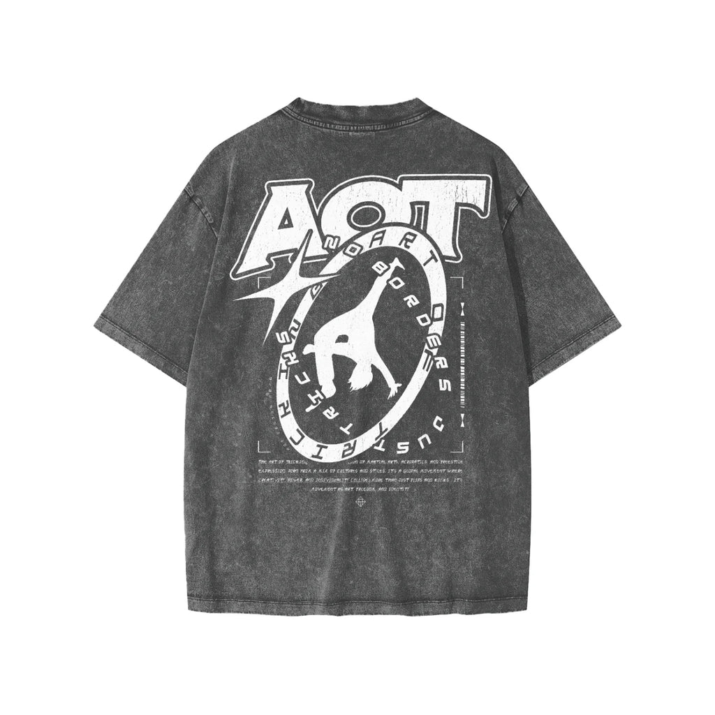 Kids No Borders Tee | Snow Wash